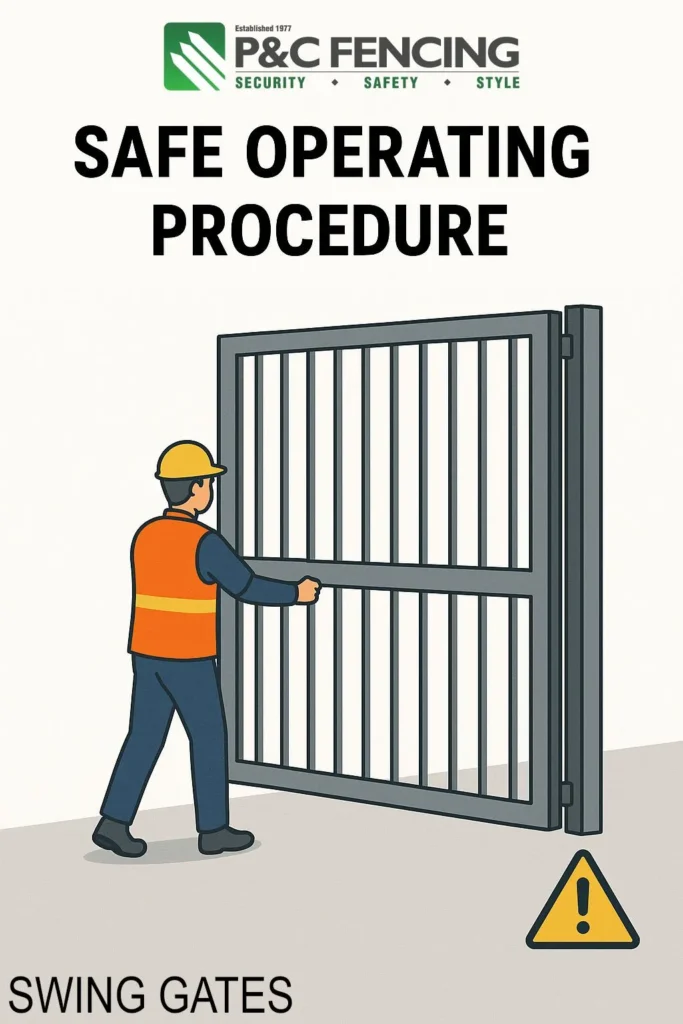 Safe Operating Procedure – Swing Gate 1 0 1