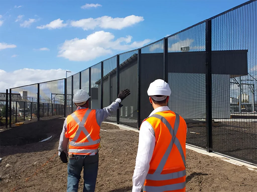 Our Commitment 2 mesh fencing 1