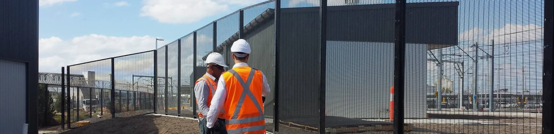 358 anti-climb mesh fencing